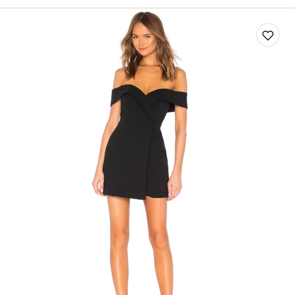 NBD Black Ferreira mini dress